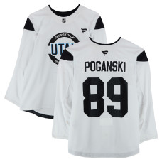 Тренировочный джерси Austin Poganski Utah Mammoth Fanatics Authentic White from the 2024-25 NHL Season Тренировочный джерси Austin Poganski Utah Mammoth Fanatics Authentic White from the 2024-25 NHL Season