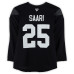 Тренировочный джерси Julius Saari Utah Mammoth Fanatics Authentic Black from the 2024-25 NHL Season