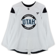 Тренировочный джерси Ben McCartney Utah Hockey Club Fanatics Authentic White from the 2024-25 NHL Season Тренировочный джерси Ben McCartney Utah Hockey Club Fanatics Authentic White from the 2024-25 NHL Season