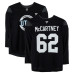 Тренировочный джерси Ben McCartney Utah Mammoth Fanatics Authentic Black from the 2024-25 NHL Season