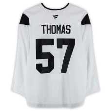 Тренировочный джерси Cal Thomas Utah Hockey Club Fanatics Authentic White from the 2024-25 NHL Season Тренировочный джерси Cal Thomas Utah Hockey Club Fanatics Authentic White from the 2024-25 NHL Season
