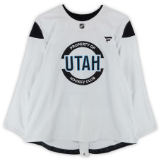 Тренировочный джерси Cal Thomas Utah Hockey Club Fanatics Authentic White from the 2024-25 NHL Season Тренировочный джерси Cal Thomas Utah Hockey Club Fanatics Authentic White from the 2024-25 NHL Season