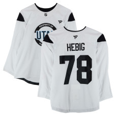 Тренировочный джерси Cameron Hebig Utah Mammoth Fanatics Authentic White from the 2024-25 NHL Season Тренировочный джерси Cameron Hebig Utah Mammoth Fanatics Authentic White from the 2024-25 NHL Season