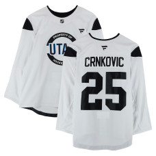 Тренировочный джерси Kyle Crnkovic Utah Mammoth Fanatics Authentic White from the 2024-25 NHL Season Тренировочный джерси Kyle Crnkovic Utah Mammoth Fanatics Authentic White from the 2024-25 NHL Season