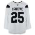 Тренировочный джерси Kyle Crnkovic Utah Mammoth Fanatics Authentic White from the 2024-25 NHL Season