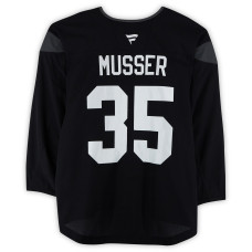 Тренировочный джерси Carsen Musser Utah Mammoth Fanatics Authentic Black from the 2024-25 NHL Season Тренировочный джерси Carsen Musser Utah Mammoth Fanatics Authentic Black from the 2024-25 NHL Season