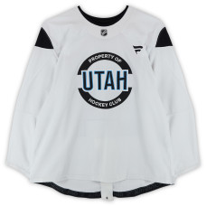 Тренировочный джерси Rasmus Korhonen Utah Hockey Club Fanatics Authentic White from the 2024-25 NHL Season Тренировочный джерси Rasmus Korhonen Utah Hockey Club Fanatics Authentic White from the 2024-25 NHL Season