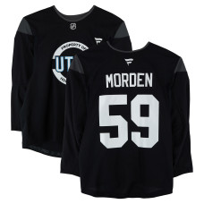 Тренировочный джерси Matthew Morden Utah Mammoth Fanatics Authentic Black from the 2024-25 NHL Season Тренировочный джерси Matthew Morden Utah Mammoth Fanatics Authentic Black from the 2024-25 NHL Season
