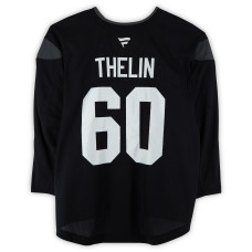 Тренировочный джерси Melker Thelin Utah Mammoth Fanatics Authentic Black from the 2024-25 NHL Season Тренировочный джерси Melker Thelin Utah Mammoth Fanatics Authentic Black from the 2024-25 NHL Season