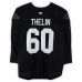 Тренировочный джерси Melker Thelin Utah Mammoth Fanatics Authentic Black from the 2024-25 NHL Season