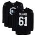 Тренировочный джерси Will Skahan Utah Mammoth Fanatics Authentic Black from the 2024-25 NHL Season