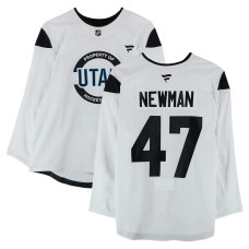 Тренировочный джерси Reggie Newman Utah Hockey Club Fanatics Authentic White from the 2024-25 NHL Season Тренировочный джерси Reggie Newman Utah Hockey Club Fanatics Authentic White from the 2024-25 NHL Season