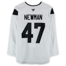 Тренировочный джерси Reggie Newman Utah Hockey Club Fanatics Authentic White from the 2024-25 NHL Season Тренировочный джерси Reggie Newman Utah Hockey Club Fanatics Authentic White from the 2024-25 NHL Season