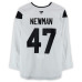 Тренировочный джерси Reggie Newman Utah Hockey Club Fanatics Authentic White from the 2024-25 NHL Season