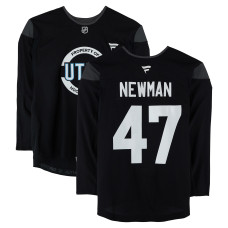 Тренировочный джерси Reggie Newman Utah Mammoth Fanatics Authentic Black from the 2024-25 NHL Season Тренировочный джерси Reggie Newman Utah Mammoth Fanatics Authentic Black from the 2024-25 NHL Season