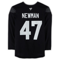 Тренировочный джерси Reggie Newman Utah Mammoth Fanatics Authentic Black from the 2024-25 NHL Season Тренировочный джерси Reggie Newman Utah Mammoth Fanatics Authentic Black from the 2024-25 NHL Season