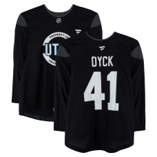 Тренировочный джерси Reid Dyck Utah Mammoth Fanatics Authentic Black from the 2024-25 NHL Season Тренировочный джерси Reid Dyck Utah Mammoth Fanatics Authentic Black from the 2024-25 NHL Season