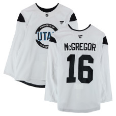 Тренировочный джерси Ryan McGregor Utah Mammoth Fanatics Authentic White from the 2024-25 NHL Season Тренировочный джерси Ryan McGregor Utah Mammoth Fanatics Authentic White from the 2024-25 NHL Season