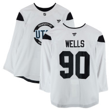 Тренировочный джерси Dylan Wells Utah Mammoth Fanatics Authentic White from the 2024-25 NHL Season Тренировочный джерси Dylan Wells Utah Mammoth Fanatics Authentic White from the 2024-25 NHL Season