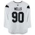 Тренировочный джерси Dylan Wells Utah Mammoth Fanatics Authentic White from the 2024-25 NHL Season