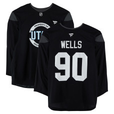 Тренировочный джерси Dylan Wells Utah Mammoth Fanatics Authentic Black from the 2024-25 NHL Season Тренировочный джерси Dylan Wells Utah Mammoth Fanatics Authentic Black from the 2024-25 NHL Season