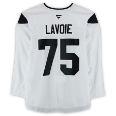 Тренировочный джерси Tomas Lavoie Utah Mammoth Fanatics Authentic White from the 2024-25 NHL Season Тренировочный джерси Tomas Lavoie Utah Mammoth Fanatics Authentic White from the 2024-25 NHL Season