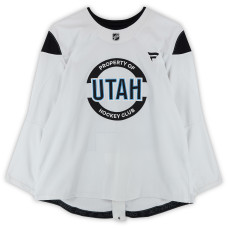Тренировочный джерси Tomas Lavoie Utah Mammoth Fanatics Authentic White from the 2024-25 NHL Season Тренировочный джерси Tomas Lavoie Utah Mammoth Fanatics Authentic White from the 2024-25 NHL Season