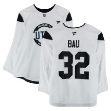 Тренировочный джерси Samu Bau Utah Hockey Club Fanatics Authentic White from the 2024-25 NHL Season Тренировочный джерси Samu Bau Utah Hockey Club Fanatics Authentic White from the 2024-25 NHL Season