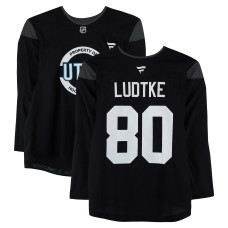 Тренировочный джерси Tanner Ludtke Utah Mammoth Fanatics Authentic Black from the 2024-25 NHL Season Тренировочный джерси Tanner Ludtke Utah Mammoth Fanatics Authentic Black from the 2024-25 NHL Season