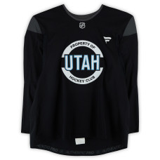 Тренировочный джерси Tanner Ludtke Utah Mammoth Fanatics Authentic Black from the 2024-25 NHL Season Тренировочный джерси Tanner Ludtke Utah Mammoth Fanatics Authentic Black from the 2024-25 NHL Season