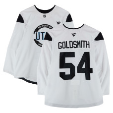 Тренировочный джерси Terrell Goldsmith Utah Hockey Club Fanatics Authentic White from the 2024-25 NHL Season Тренировочный джерси Terrell Goldsmith Utah Hockey Club Fanatics Authentic White from the 2024-25 NHL Season