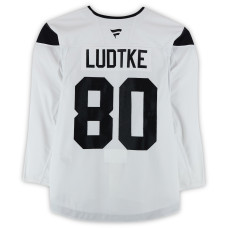 Тренировочный джерси Tanner Ludtke Utah Mammoth Fanatics Authentic White from the 2024-25 NHL Season Тренировочный джерси Tanner Ludtke Utah Mammoth Fanatics Authentic White from the 2024-25 NHL Season