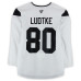 Тренировочный джерси Tanner Ludtke Utah Mammoth Fanatics Authentic White from the 2024-25 NHL Season