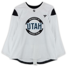 Тренировочный джерси Tanner Ludtke Utah Mammoth Fanatics Authentic White from the 2024-25 NHL Season Тренировочный джерси Tanner Ludtke Utah Mammoth Fanatics Authentic White from the 2024-25 NHL Season