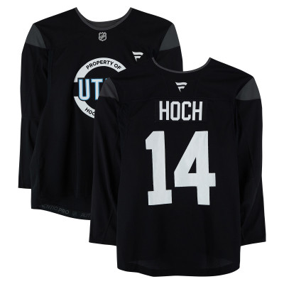 Тренировочный джерси Stepan Hoch Utah Mammoth Fanatics Authentic Black from the 2024-25 NHL Season