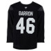 Тренировочный джерси Travis Barron Utah Mammoth Fanatics Authentic Black from the 2024-25 NHL Season