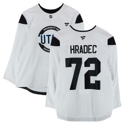 Тренировочный джерси Vojtěch Hradec Utah Hockey Club Fanatics Authentic White from the 2024-25 NHL Season