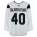 Тренировочный джерси Peter DiLiberatore Utah Hockey Club Fanatics Authentic White from the 2024-25 NHL Season