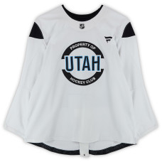 Тренировочный джерси Ludvig Lafton Utah Hockey Club Fanatics Authentic White from the 2024-25 NHL Season Тренировочный джерси Ludvig Lafton Utah Hockey Club Fanatics Authentic White from the 2024-25 NHL Season