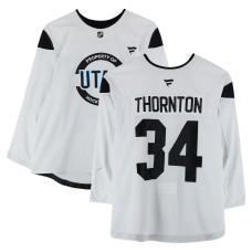 Тренировочный джерси Anson Thornton Utah Hockey Club Fanatics Authentic White from the 2024-25 NHL Season Тренировочный джерси Anson Thornton Utah Hockey Club Fanatics Authentic White from the 2024-25 NHL Season