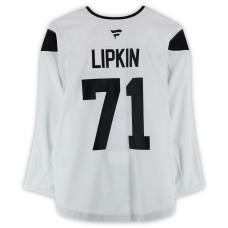 Тренировочный джерси Sam Lipkin Utah Hockey Club Fanatics Authentic White from the 2024-25 NHL Season Тренировочный джерси Sam Lipkin Utah Hockey Club Fanatics Authentic White from the 2024-25 NHL Season