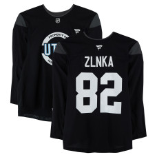 Тренировочный джерси Adam Žlnka Utah Mammoth Fanatics Authentic Black from the 2024-25 NHL Season Тренировочный джерси Adam Žlnka Utah Mammoth Fanatics Authentic Black from the 2024-25 NHL Season