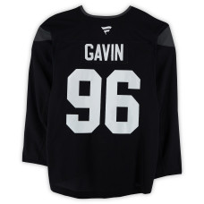 Тренировочный джерси Will Gavin Utah Mammoth Fanatics Authentic Black from the 2024-25 NHL Season