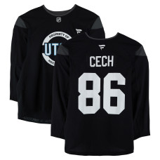 Тренировочный джерси Aleš Čech Utah Mammoth Fanatics Authentic Black from the 2024-25 NHL Season Тренировочный джерси Aleš Čech Utah Mammoth Fanatics Authentic Black from the 2024-25 NHL Season