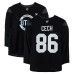 Тренировочный джерси Aleš Čech Utah Mammoth Fanatics Authentic Black from the 2024-25 NHL Season