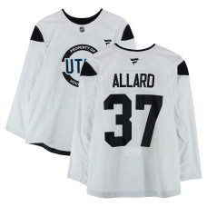 Тренировочный джерси Owen Allard Utah Hockey Club Fanatics Authentic White from the 2024-25 NHL Season Тренировочный джерси Owen Allard Utah Hockey Club Fanatics Authentic White from the 2024-25 NHL Season