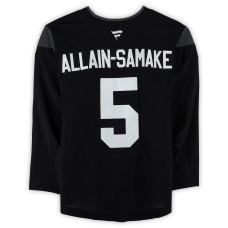 Тренировочный джерси Anthony Allain-Samaké Utah Mammoth Fanatics Authentic Black from the 2024-25 NHL Season Тренировочный джерси Anthony Allain-Samaké Utah Mammoth Fanatics Authentic Black from the 2024-25 NHL Season