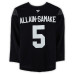 Тренировочный джерси Anthony Allain-Samaké Utah Mammoth Fanatics Authentic Black from the 2024-25 NHL Season