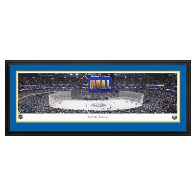 Панорама Buffalo Sabres 2026 Stanley Cup Playoffs 44 x 18 Deluxe Frame