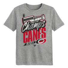 Футболка Preschool Carolina Hurricanes Fanatics Heather Gray 2026 Stanley Cup Champions Locker Room Футболка Preschool Carolina Hurricanes Fanatics Heather Gray 2026 Stanley Cup Champions Locker Room